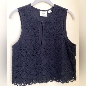 Maeve Lace Crocheted Sleeveless Top